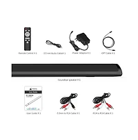 Cowin 4-Channel 30W 360-Degree Surround Sound Bluetooth Soundbar