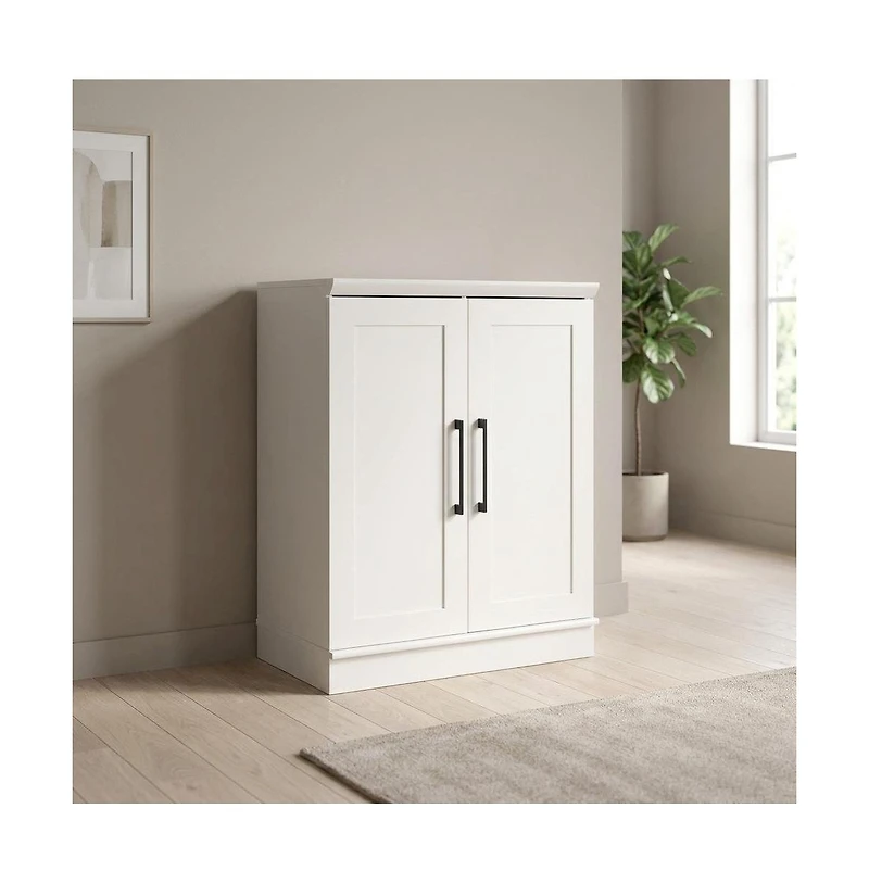 Bison Office 37-inch High Storage Cabinet with Base Design
