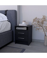 Fm Furniture Eastover Nightstand 2.0 in melamine with two drawers