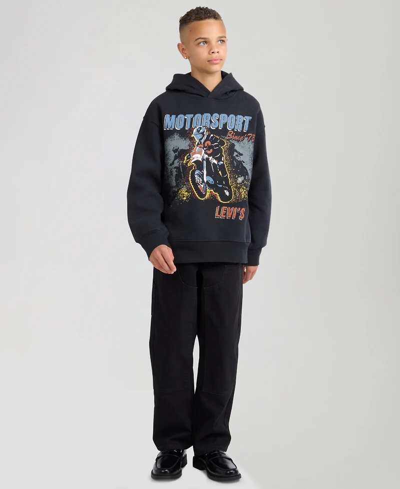 Levi's Boys' 8-20 Dirt Bike Graphic Hoodie