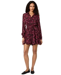 French Connection Women's Marina Aurora Floral Long-Sleeve Mini Dress