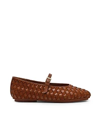 Anne Klein Women's Connie Woven Mary Jane Ballet Flats