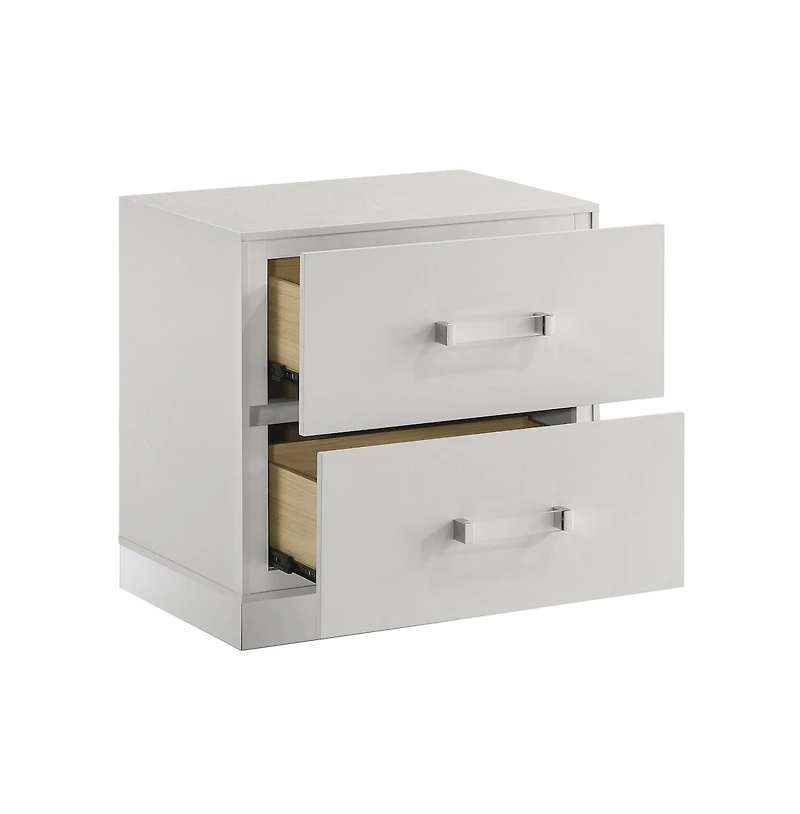 New Classic Furniture Europa Wood 2-Drawer Nightstand
