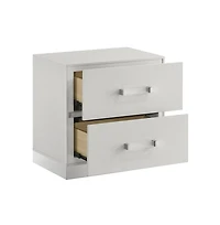 New Classic Furniture Europa Wood 2-Drawer Nightstand