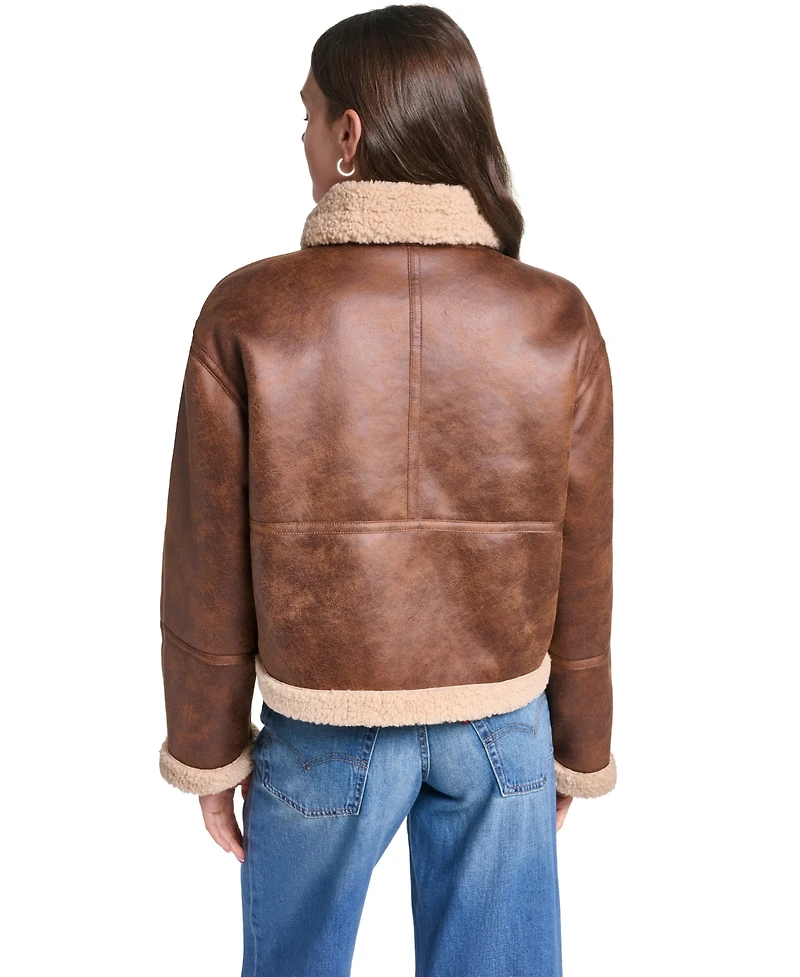 Levi's Women's Reversible Faux Shearling Jacket