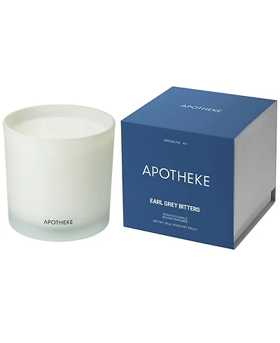 Apotheke Earl Grey Bitters 3-Wick Scented Candle, 0.26 oz.