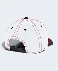 Men's and Women's adidas White/Black Texas Tech Red Raiders 2026 Sideline A-Frame Adjustable Hat