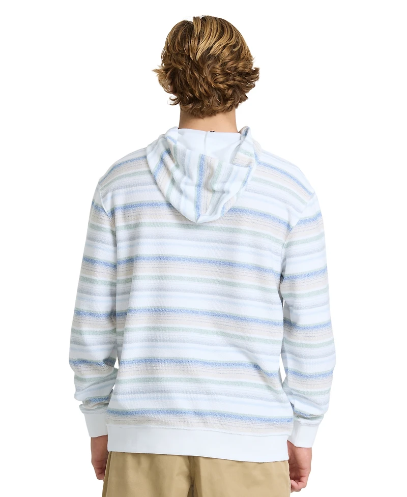 Quiksilver Men's Great Otway Striped French Terry Sweatshirt