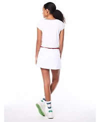Sergio Tacchini Women's Eredita Crop Boat Neck T-Shirt
