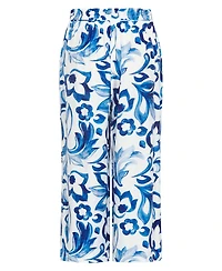 City Chic Plus Resort Print High-Rise Wide-Leg Pants