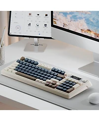 Aula S99 Pro, 99-Key, Wireless, Membrane, Gaming Keyboard, Rgb, 5-Layer Padding, 2000 mAh Battery, Knob, Digital Screen