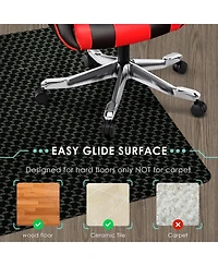 Danrong Anti Slip Waterproof Carpet Chair Mat Heavy Duty Easy Glide Floor Protector For Home Office Gaming