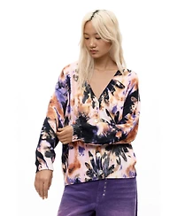 Desigual Women's Floral-Print V-Neck Cardigan