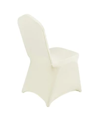 Slickblue 50 Pack Spandex Folding Chair Covers for Wedding Events