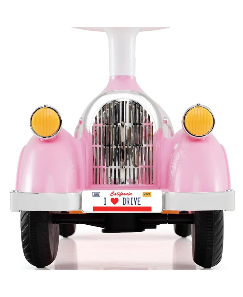 Sevorley Toddler Foot-to-Floor Ride-On Push Car with Horn, Lights and Storage, Ages 19-36 Months