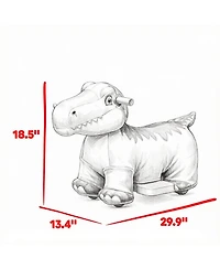 Sevorley 6V Dinosaur Ride-On Toy with Forward Drive, Ages 18-36 Months