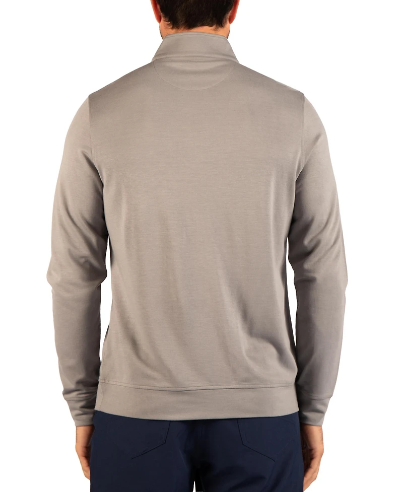 TailorByrd Men's Soft Stonewashed Quarter Zip Sweater