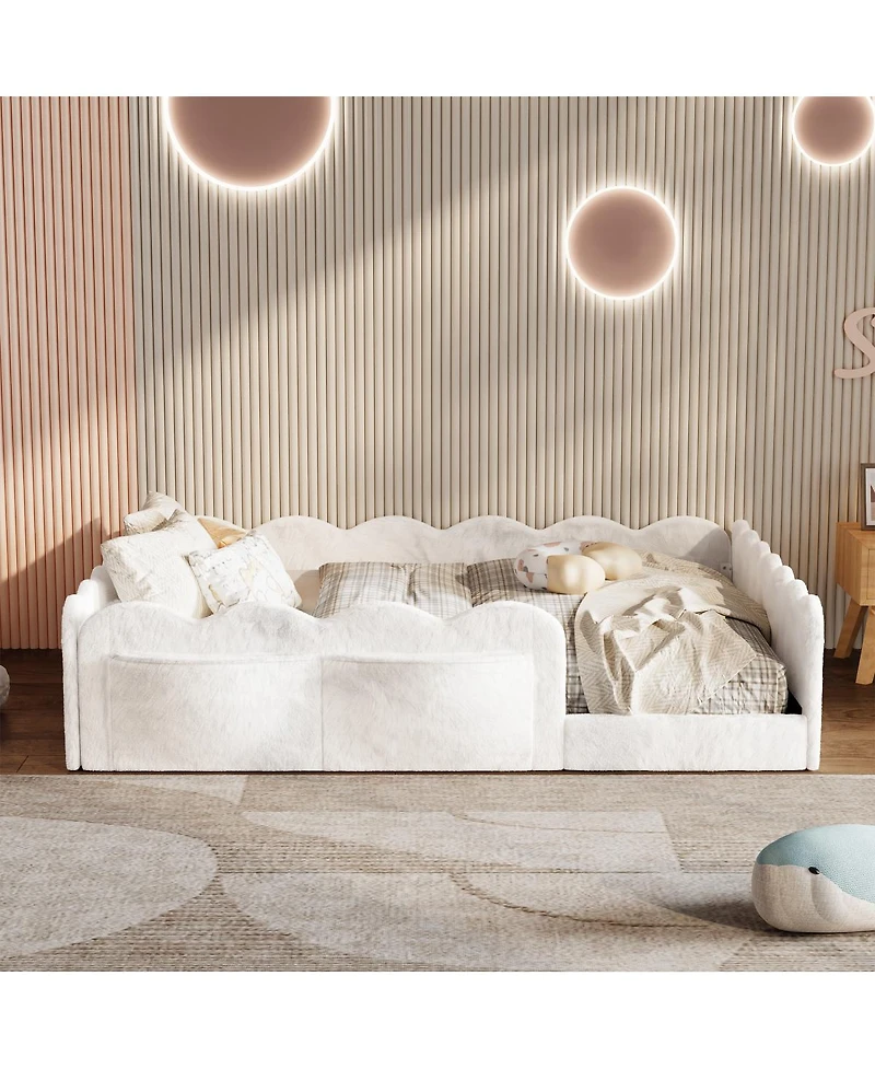 Streamdale Furniture Full Size Upholstered Floor Bed