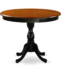 East West Furniture 5-Piece Kitchen Table Set Contains a Kitchen Table and 4 Wooden Chairs with X Back