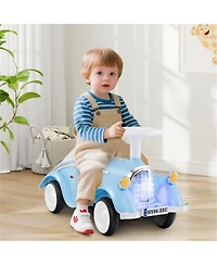 Sevorley Toddler Foot-to-Floor Ride-On Push Car with Horn, Lights and Storage, Ages 19-36 months