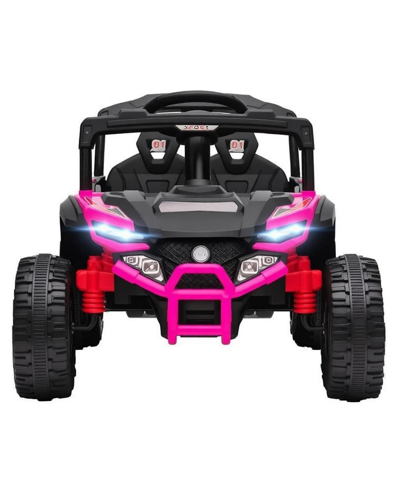Sevorley 12V Kids Electric Utv Ride-On Truck with Parental Remote Control and Led Lights, Ages 3-5