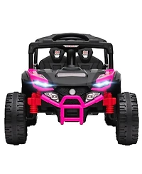 Sevorley 12V Kids Electric Utv Ride-On Truck with Parental Remote Control and Led Lights, Ages 3-5