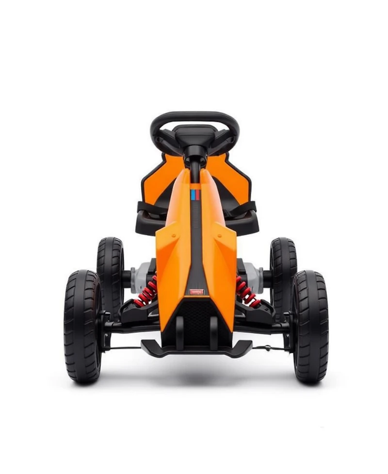 Sevorley Kids Pedal-Powered Go-Kart with Adjustable Seat and Handbrake, Ages 3+