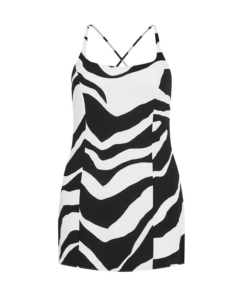City Chic Plus Caitlin Print Dress