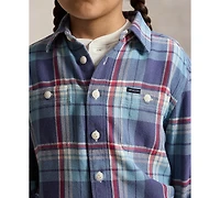 Polo Ralph Lauren Boys' 8-20 Plaid Cotton Flannel Work Shirt