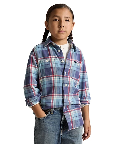 Polo Ralph Lauren Boys' 8-20 Plaid Cotton Flannel Work Shirt