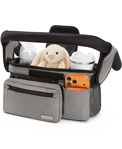 KeaBabies Stash Stroller Organizer Bag, Storage Caddy with Cup Holders, Fits Most Strollers and Wagons