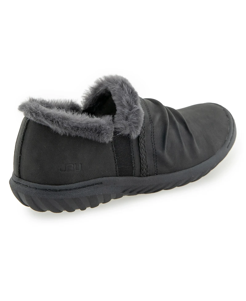 Jbu Women's Reese Water-Resistant-Wide Closed Slip-On Casual Flats