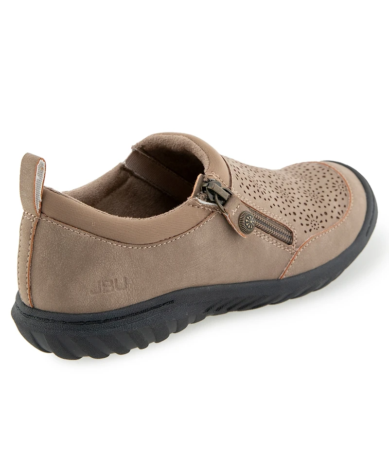 Jbu Women's Avery Closed Round Toe Casual Flats