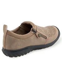 Jbu Women's Avery Closed Round Toe Casual Flats