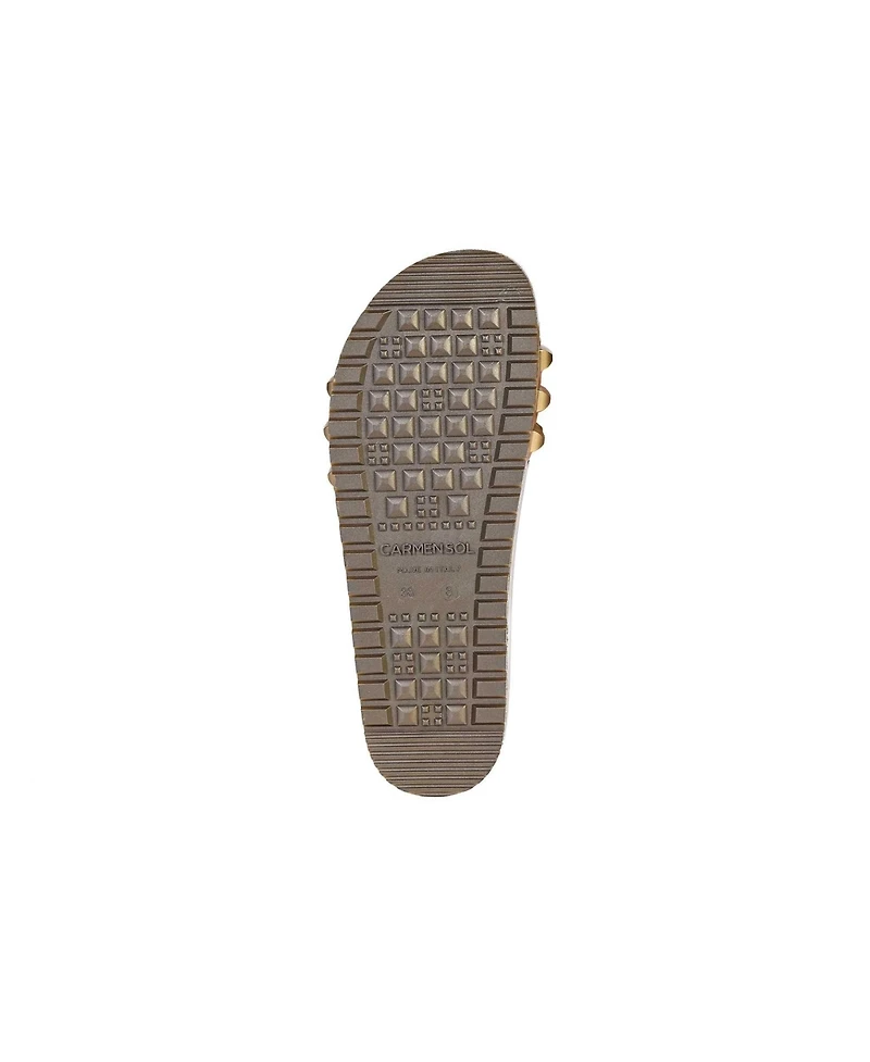 Carmen Sol Women's Franco 3 Slides Straps