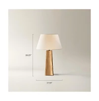 Z Gallerie Uma Texture Glass Table Lamp