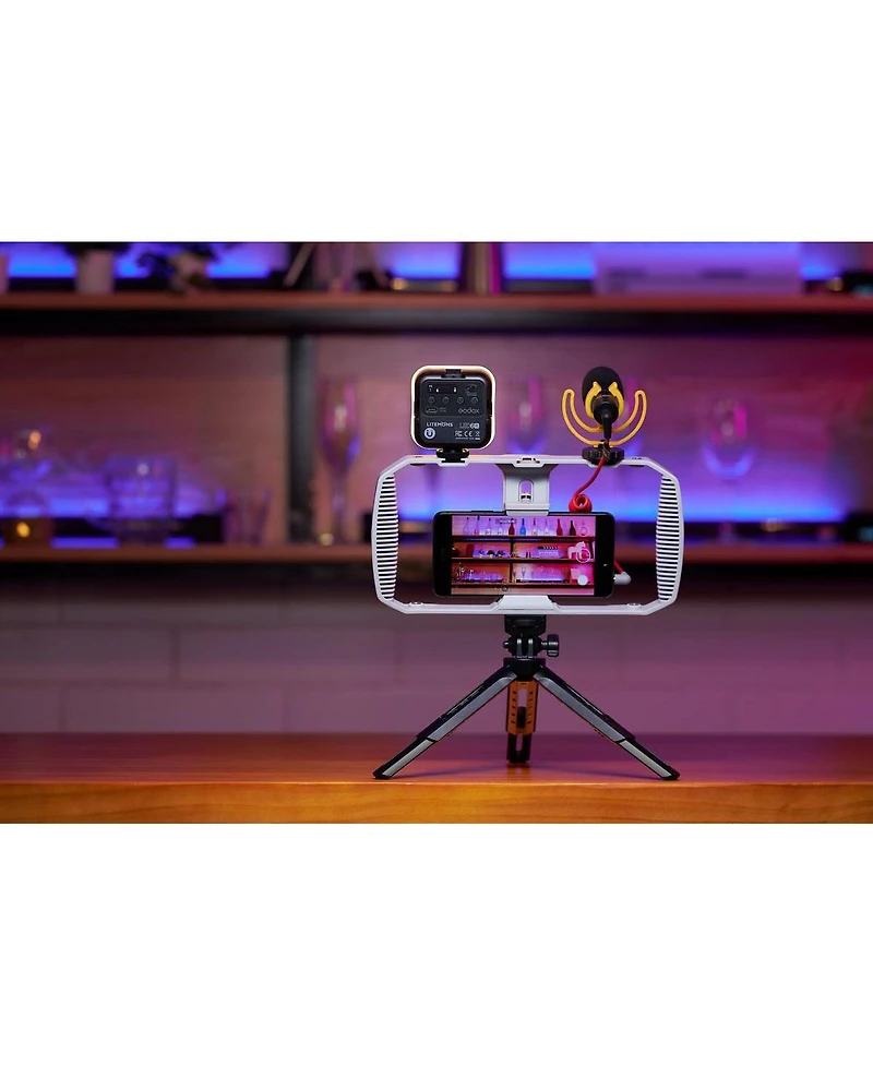 Godox VK1-lt Vlogging Kit For mobile devices with Lightning ports