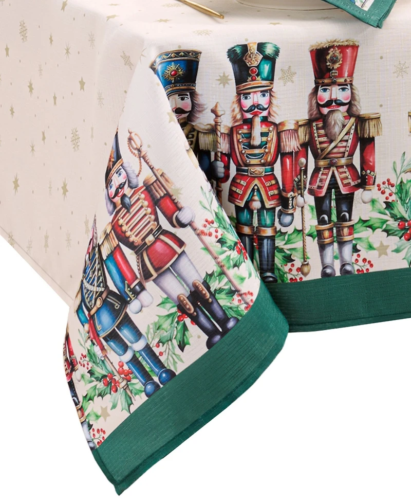 Elrene Royal Nutcracker Tablecloth