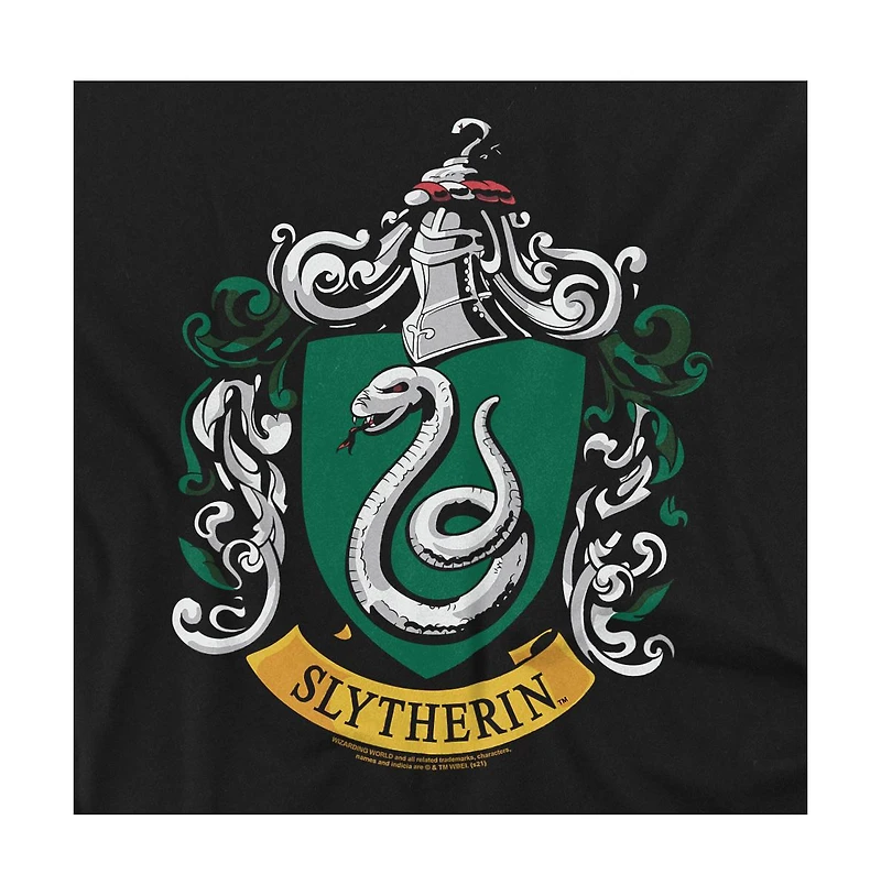 Harry Potter Men's Slytherin Crest Crewneck Sweatshirt