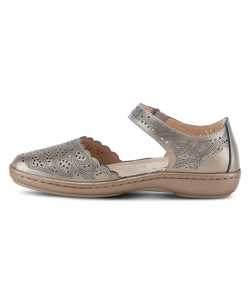Spring Step Women's Sabriye Mary Jane with Adjustable Leather Strap