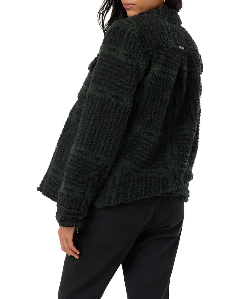 O'Neill Women's Zuma High Pile Snap-Front Jacket