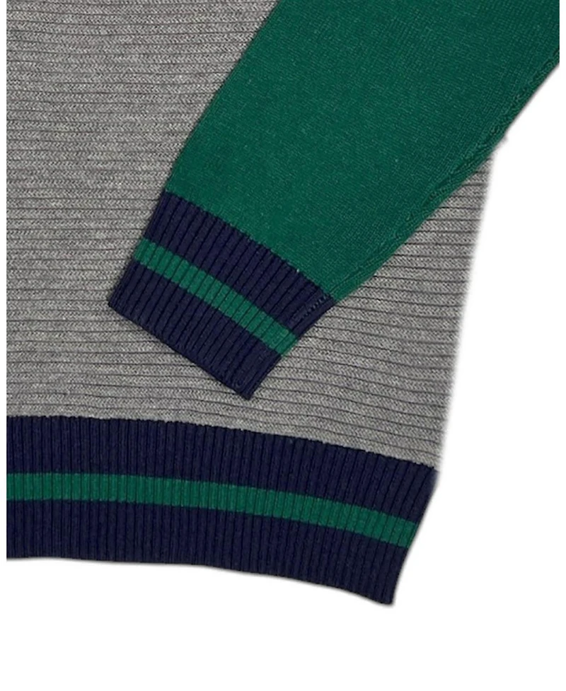 Hope & Henry Little and Big Boys' Organic Long Sleeve Raglan Sweater