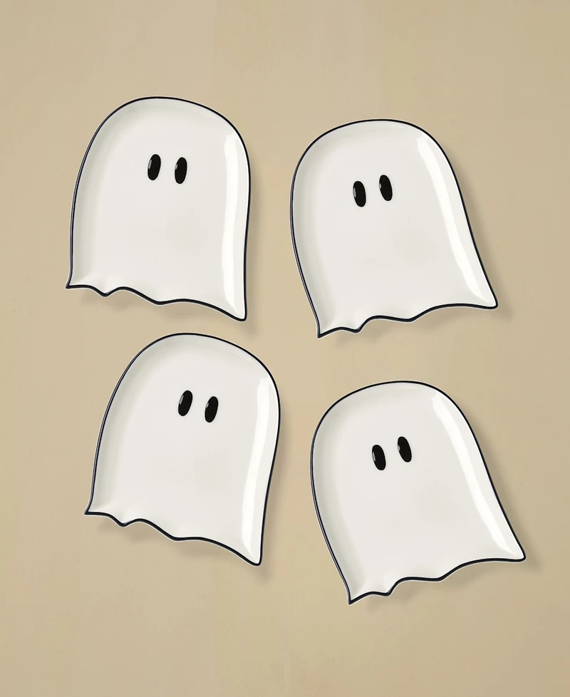 Lenox Ghost Accent Plates, Set of 4