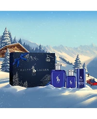 Ralph Lauren Polo Blue Eau de Toilette Cologne Trio Gift Set