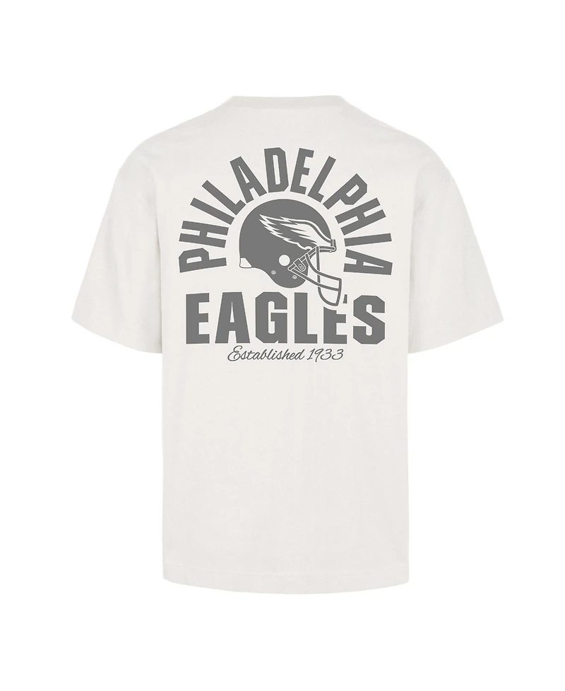 '47 Brand Men's Off White Philadelphia Eagles Photon Dust Foundation T-Shirt