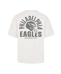 '47 Brand Men's Off White Philadelphia Eagles Photon Dust Foundation T-Shirt