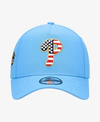 New Era Big Boys and Girls Light Blue Philadelphia Phillies Celebrate America's 250th 9FORTY A-Frame Adjustable Hat