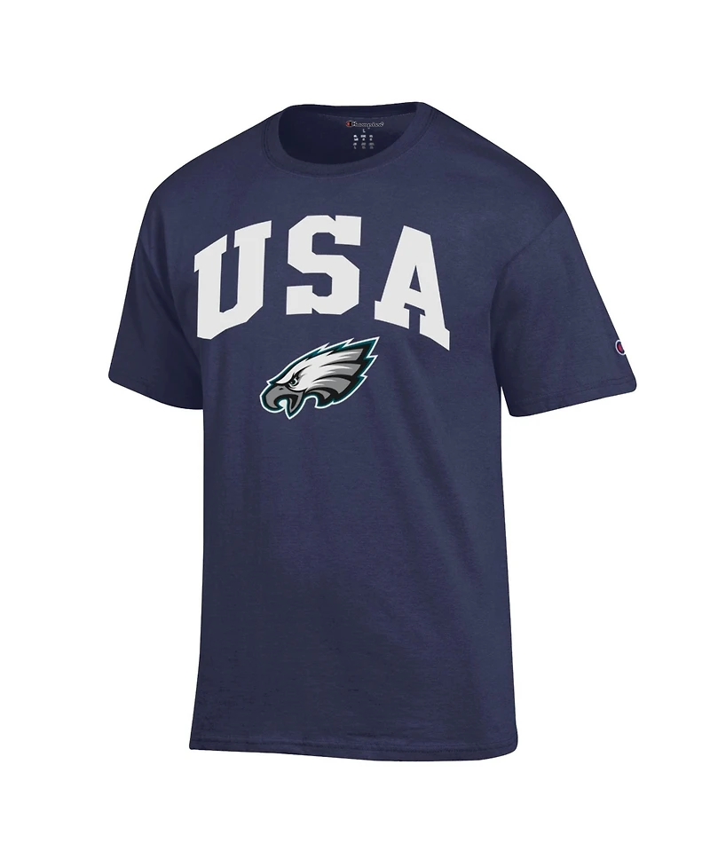 Champion Men's Navy Philadelphia Eagles Americana T-Shirt