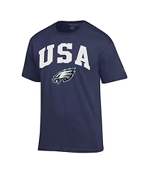 Champion Men's Navy Philadelphia Eagles Americana T-Shirt