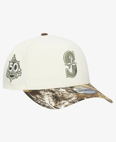 New Era Men's Khaki/Realtree Camo Seattle Mariners 9FORTY A-Frame Adjustable Hat